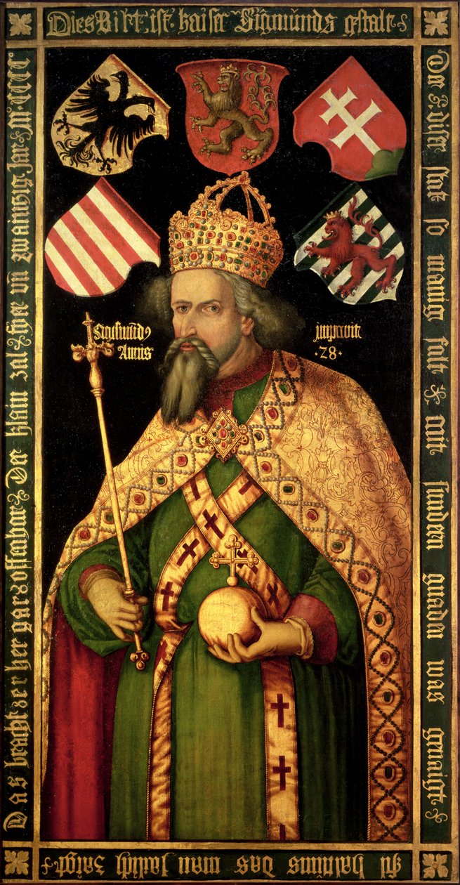 The first identified Emperor: Sigismund (†1437)