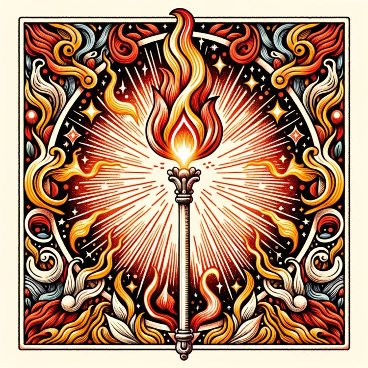 The Wands ( The Fire = Desire )