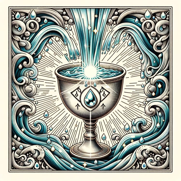 The Cups ( The Water = Feeling )